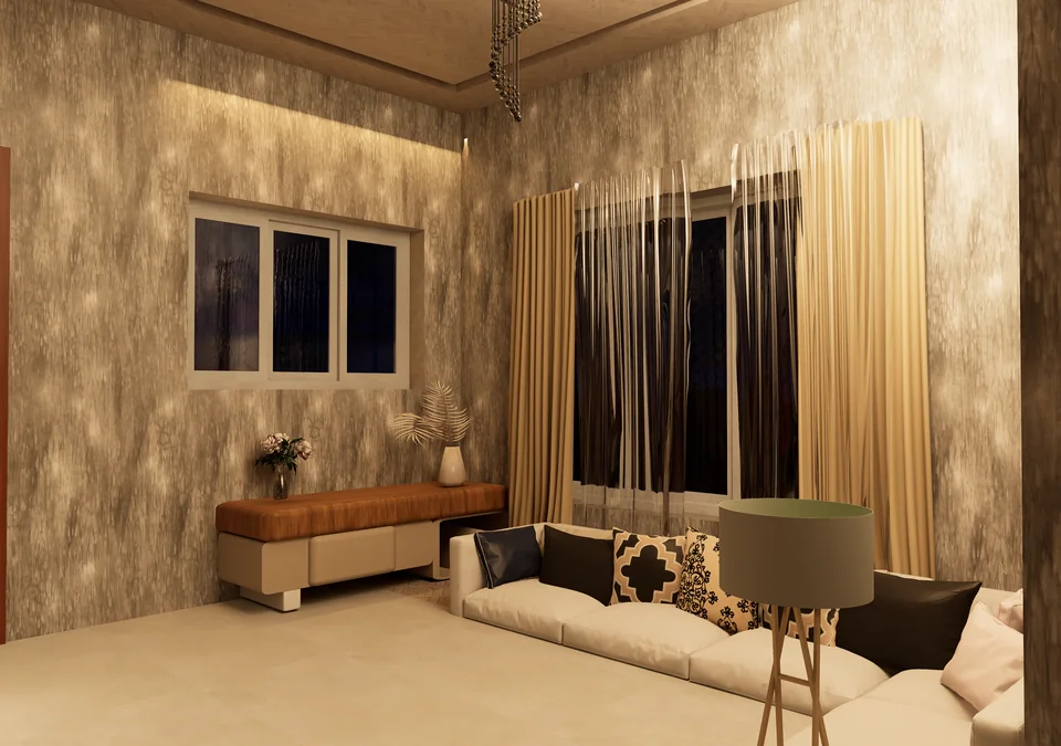 Warm Minimalist Interior Design Detail